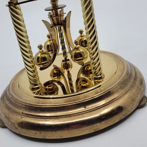 Kundo 400 Day Kieninger & Obergfell Torsion Anniversary clock Plastic dome - Picture 12 of 12